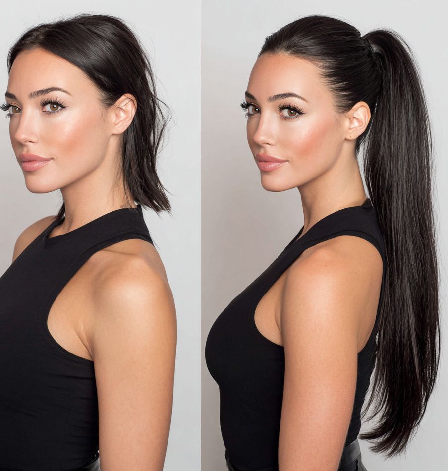 Extens Hair Ponytail aus 100 % Echthaar – ideal für den Abend-Look