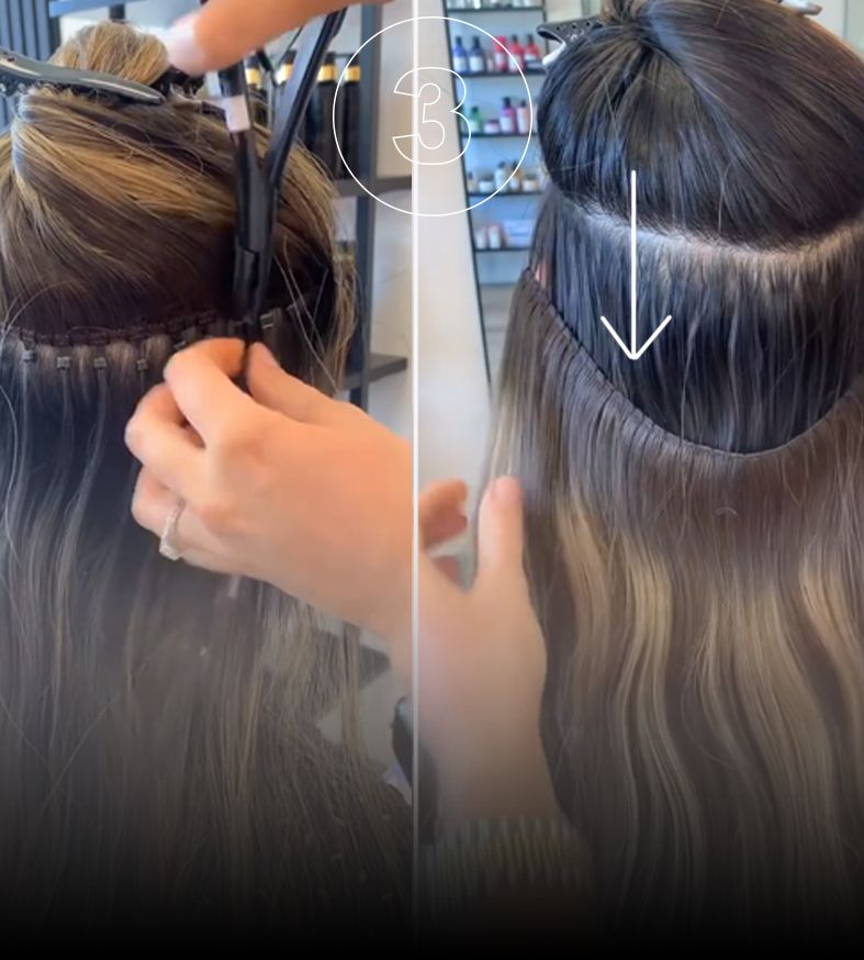 Étape 3 - remontage ou retrait du Tissage en cheveux naturels