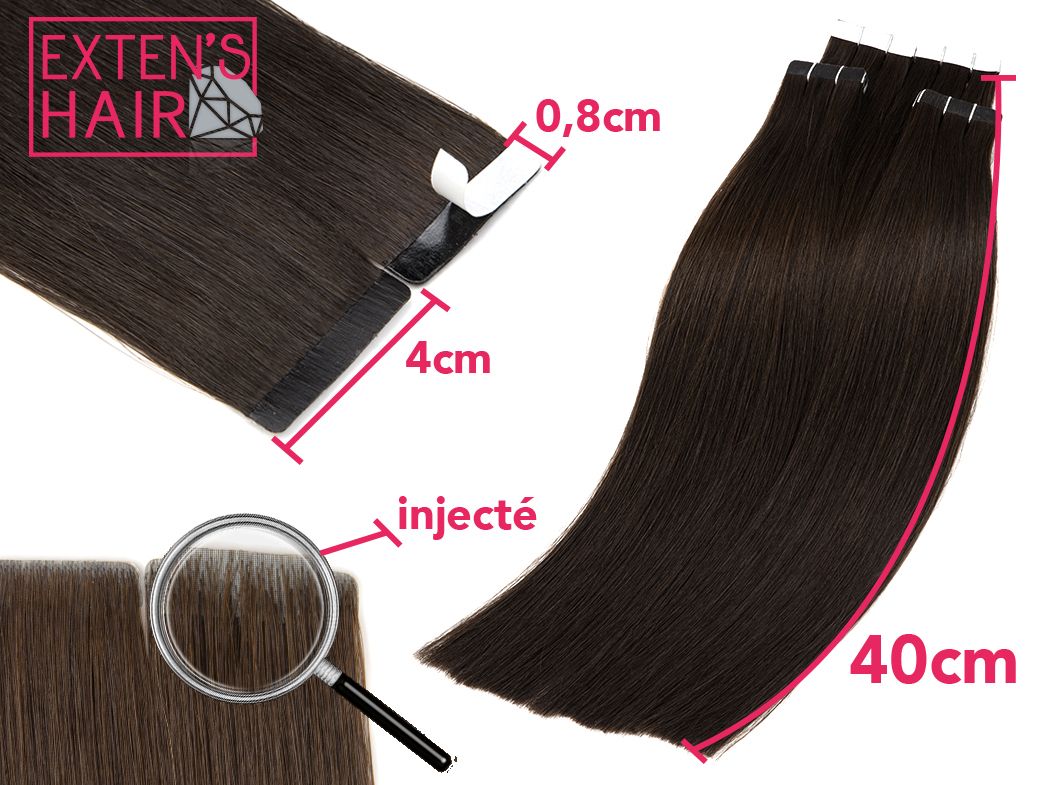 extensions adhésives 40cm